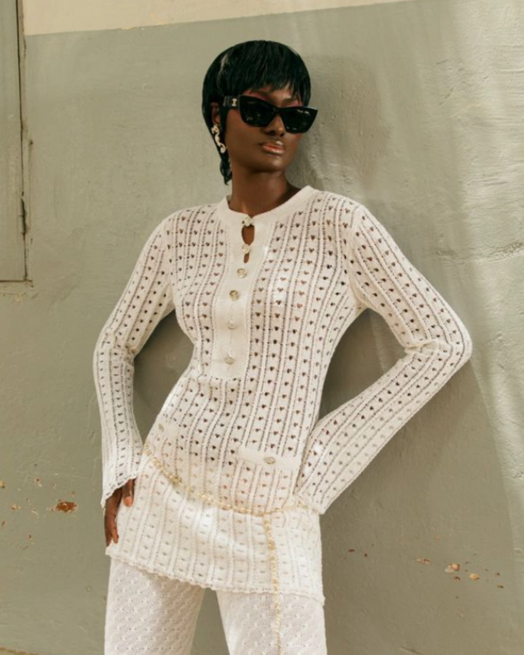 Amy Faye, modelo senegalesa representada en París, Londres y Nueva York