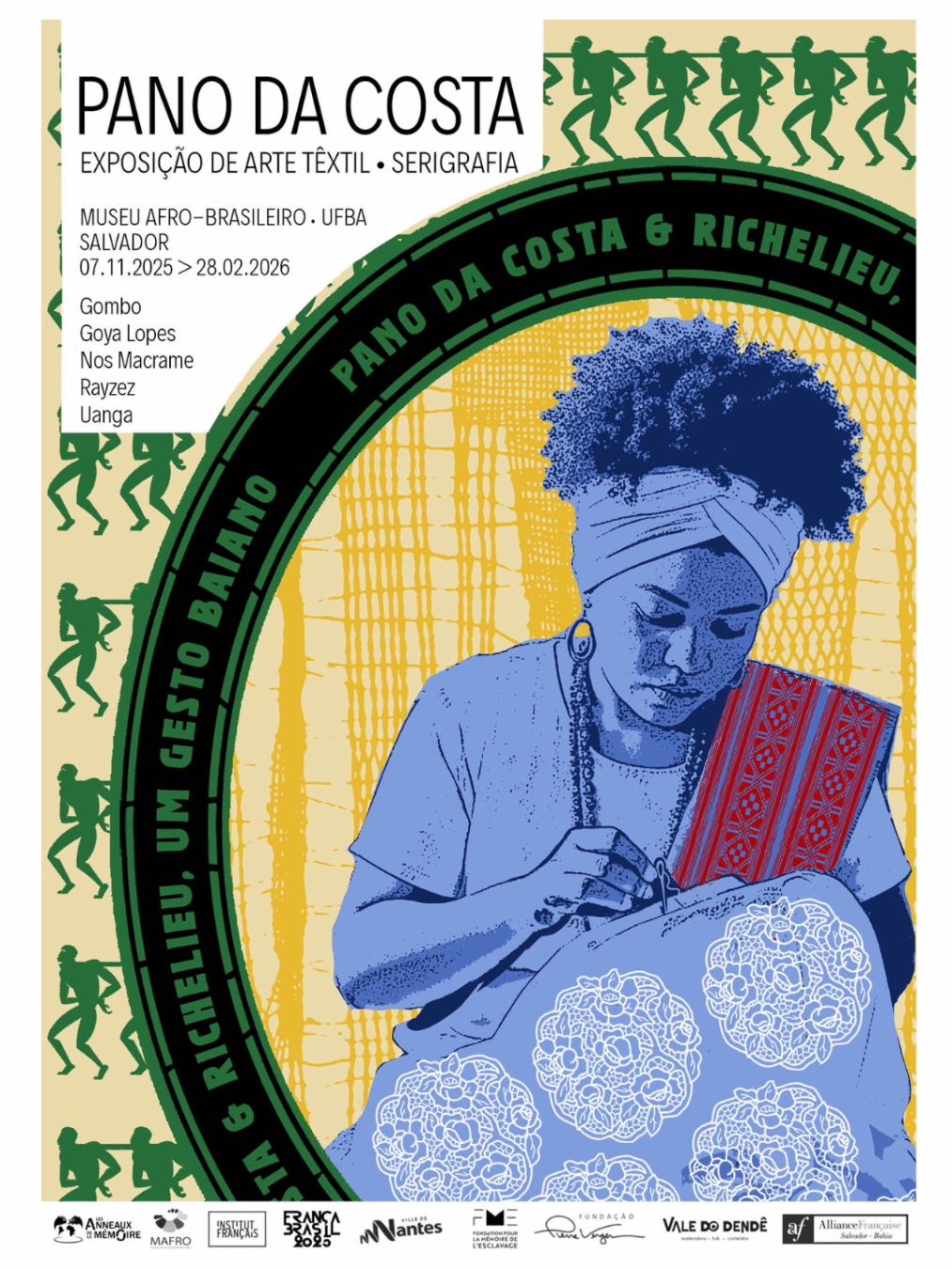 Pano da Costa, quando a arte têxtil liga África, França e Brasil