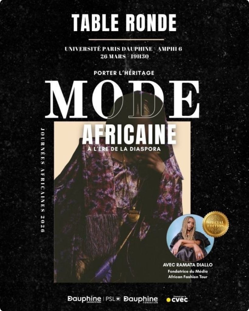 Table Ronde La mode Africaine Ramata Diallo Africa Fashion Tour